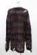 画像2: KILL STAR / Cassius Knit Sweater XS 黒×ダークパープル H-25-03-09-035-SL-TO-KB-ZH (2)