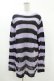 画像1: KILL STAR / Lavendar Mist Knit Sweater M 黒×ラベンダー H-25-03-09-038-SL-TO-KB-ZH (1)