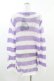 画像2: KILL STAR / Viola Knit Sweater S ホワイト×パープル H-25-03-09-040-SL-TO-KB-ZH (2)