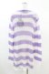 画像2: KILL STAR / Viola Knit Sweater S ホワイト×パープル H-25-03-09-042-SL-TO-KB-ZH (2)