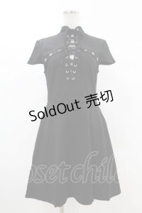 KILL STAR / Tied Up Skater Dress S ブラック H-25-03-09-005-SL-OP-KB-ZH
