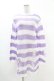 画像1: KILL STAR / Viola Knit Sweater XS ホワイト×パープル H-25-03-09-046-SL-TO-KB-ZH (1)