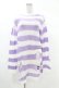 画像1: KILL STAR / Viola Knit Sweater XS ホワイト×パープル H-25-03-09-049-SL-TO-KB-ZI (1)