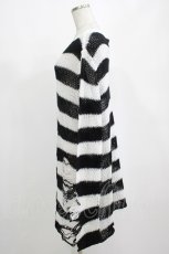画像2: KILL STAR / Pugsley Knit Sweater M 黒×白 H-25-03-10-036-SL-TO-KB-ZH (2)