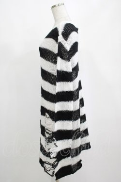 画像2: KILL STAR / Pugsley Knit Sweater M 黒×白 H-25-03-10-036-SL-TO-KB-ZH