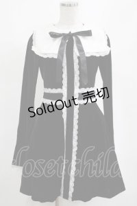 KILL STAR / Infinity Coven Long Sleeve Dress XS 黒×白 H-25-03-10-004-SL-OP-KB-ZT331