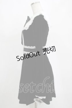 画像2: KILL STAR / Infinity Coven Long Sleeve Dress XS 黒×白 H-25-03-10-004-SL-OP-KB-ZT331