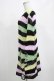 画像2: KILL STAR / Liqorice Knit Sweater M 黒×ピンク×ミント×イエロー H-25-03-10-040-SL-TO-KB-ZH (2)
