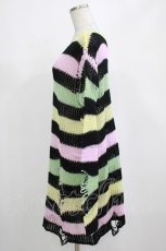 画像2: KILL STAR / Liqorice Knit Sweater M 黒×ピンク×ミント×イエロー H-25-03-10-041-SL-TO-KB-ZI (2)