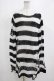 画像1: KILL STAR / Pugsley Knit Sweater M 黒×白 H-25-03-10-042-SL-TO-KB-ZH (1)