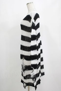 画像2: KILL STAR / Pugsley Knit Sweater M 黒×白 H-25-03-10-042-SL-TO-KB-ZH