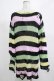 画像3: KILL STAR / Liqorice Knit Sweater M 黒×ピンク×ミント×イエロー H-25-03-10-043-SL-TO-KB-ZH (3)