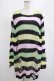 画像1: KILL STAR / Liqorice Knit Sweater L 黒×ピンク×ミント×イエロー H-25-03-10-045-SL-TO-KB-ZH (1)