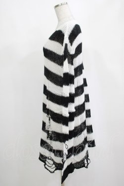 画像2: KILL STAR / Pugsley Knit Sweater M 黒×白 H-25-03-10-048-SL-TO-KB-ZH