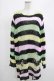 画像1: KILL STAR / Liqorice Knit Sweater L 黒×ピンク×ミント×イエロー H-25-03-10-049-SL-TO-KB-ZH (1)