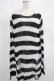 画像1: KILL STAR / Pugsley Knit Sweater M 黒×白 H-25-03-10-050-SL-TO-KB-ZH (1)