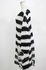 画像2: KILL STAR / Pugsley Knit Sweater M 黒×白 H-25-03-10-050-SL-TO-KB-ZI (2)