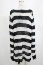画像3: KILL STAR / Pugsley Knit Sweater M 黒×白 H-25-03-10-050-SL-TO-KB-ZI (3)