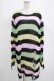 画像1: KILL STAR / Liqorice Knit Sweater L 黒×ピンク×ミント×イエロー H-25-03-10-053-SL-TO-KB-ZH (1)