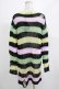 画像3: KILL STAR / Liqorice Knit Sweater XS 黒×ピンク×ミント×イエロー H-25-03-10-005-SL-TO-KB-ZH (3)