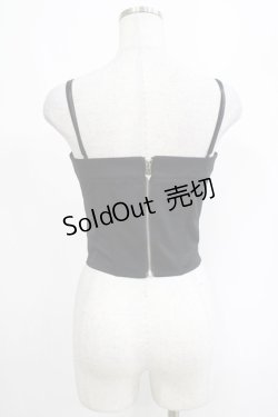 画像3: DARK IN LOVE / Punk metal crop corset XS ブラック H-25-03-10-058-PU-TO-KB-ZH