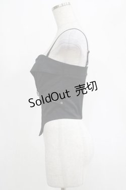 画像2: DARK IN LOVE / Punk metal crop corset XS ブラック H-25-03-10-060-PU-TO-KB-ZH