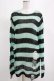 画像1: KILL STAR / After Eight Knit Sweater XS 黒×ミントグリーン H-25-03-10-063-SL-TO-KB-ZI (1)