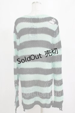 画像3: KILL STAR / After Eight Knit Sweater XS 黒×ミントグリーン H-25-03-10-063-SL-TO-KB-ZI