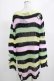 画像3: KILL STAR / Liqorice Knit Sweater L 黒×ピンク×ミント×イエロー H-25-03-10-064-SL-TO-KB-ZH (3)