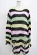 画像1: KILL STAR / Liqorice Knit Sweater L 黒×ピンク×ミント×イエロー H-25-03-10-066-SL-TO-KB-ZI (1)