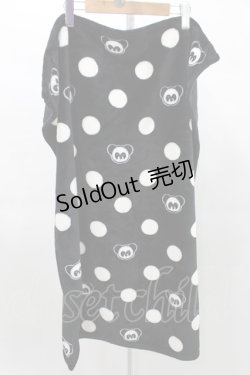 画像1: 【SALE】Candy Stripper / PEPEちゃんボアブランケット  黒 H-25-03-10-1033-PU-ZA-KB-ZT437