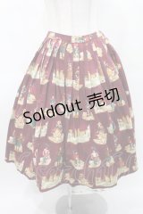 Jane Marple / Old Englandロングスカート M ボルドー H-25-03-10-1009-JM-SK-KB-ZH