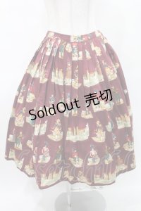 Jane Marple / Old Englandロングスカート M ボルドー H-25-03-10-1009-JM-SK-KB-ZH
