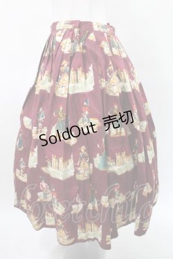 画像2: Jane Marple / Old Englandロングスカート M ボルドー H-25-03-10-1009-JM-SK-KB-ZH