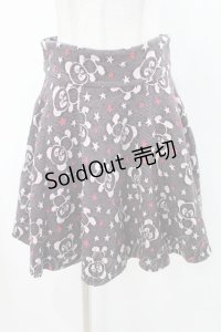 Candy Stripper / STAR PEPE SKIRT 2 黒 H-25-03-10-1011-PU-SK-KB-ZH