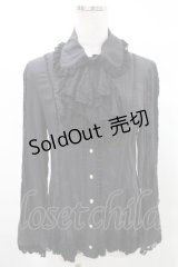 h.NAOTO / レースブラウス  黒 H-25-03-10-1016-HN-BL-KB-ZH