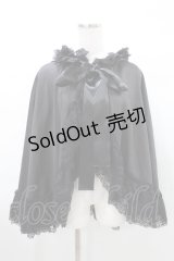 HANGRY&ANGRY / CAT EAR FRILL CAPE  ブラック H-25-03-10-1017-HN-JA-KB-ZH