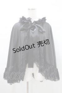 HANGRY&ANGRY / CAT EAR FRILL CAPE  ブラック H-25-03-10-1017-HN-JA-KB-ZH