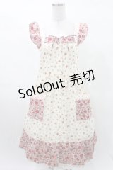 Jane Marple / 花柄切替ワンピース M アイボリー H-25-03-10-1003-JM-OP-KB-ZH