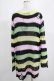 画像3: KILL STAR / Liqorice Knit Sweater L 黒×ピンク×ミント×イエロー H-25-03-10-068-SL-TO-KB-ZT206 (3)