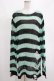 画像1: KILL STAR / After Eight Knit Sweater S 黒×ミントグリーン H-25-03-10-069-SL-TO-KB-ZI (1)