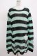 画像1: KILL STAR / After Eight Knit Sweater S 黒×ミントグリーン H-25-03-10-075-SL-TO-KB-OS (1)