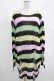 画像1: KILL STAR / Liqorice Knit Sweater L 黒×ピンク×ミント×イエロー H-25-03-10-076-SL-TO-KB-ZH (1)