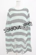 KILL STAR / After Eight Knit Sweater S 黒×ミントグリーン H-25-03-10-077-SL-TO-KB-ZY