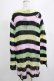 画像3: KILL STAR / Liqorice Knit Sweater L 黒×ピンク×ミント×イエロー H-25-03-10-078-SL-TO-KB-ZH (3)