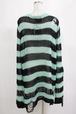 画像3: KILL STAR / After Eight Knit Sweater M 黒×ミントグリーン H-25-03-10-079-SL-TO-KB-ZI