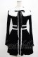 画像1: KILL STAR / Infinity Coven Long Sleeve Dress XS 黒×白 H-25-03-10-002-SL-OP-KB-ZH (1)