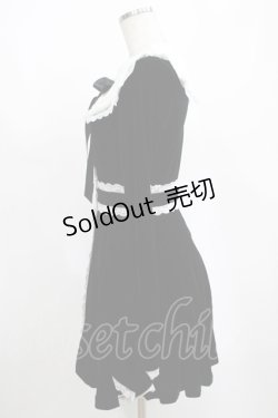 画像2: KILL STAR / Infinity Coven Long Sleeve Dress XS 黒×白 H-25-03-10-002-SL-OP-KB-ZH