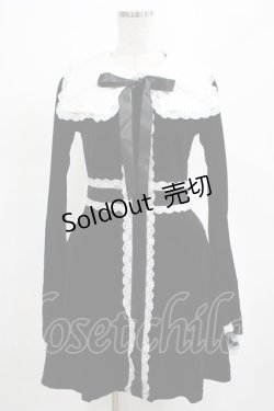 画像1: KILL STAR / Infinity Coven Long Sleeve Dress XS 黒×白 H-25-03-10-003-SL-OP-KB-ZT330