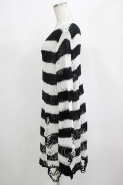画像2: KILL STAR / Pugsley Knit Sweater M 黒×白 H-25-03-10-024-SL-TO-KB-ZI